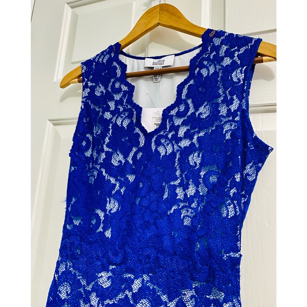 Badgley Mischka Lace Cocktail Dress. NWT. - Picture 3 of 5